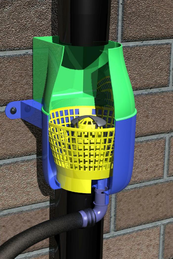 Gutter Mate Rain Water Filter and Diverter by Drainpipe Ltd Archello