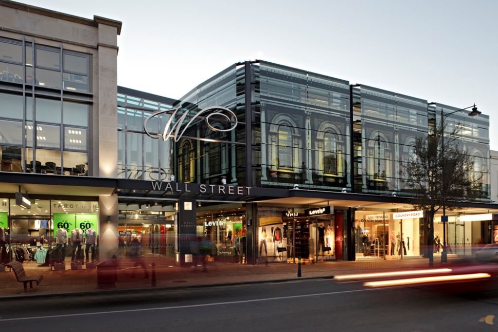 Wall St Shopping Centre, Dunedin, New Zealand Gascoigne Associates