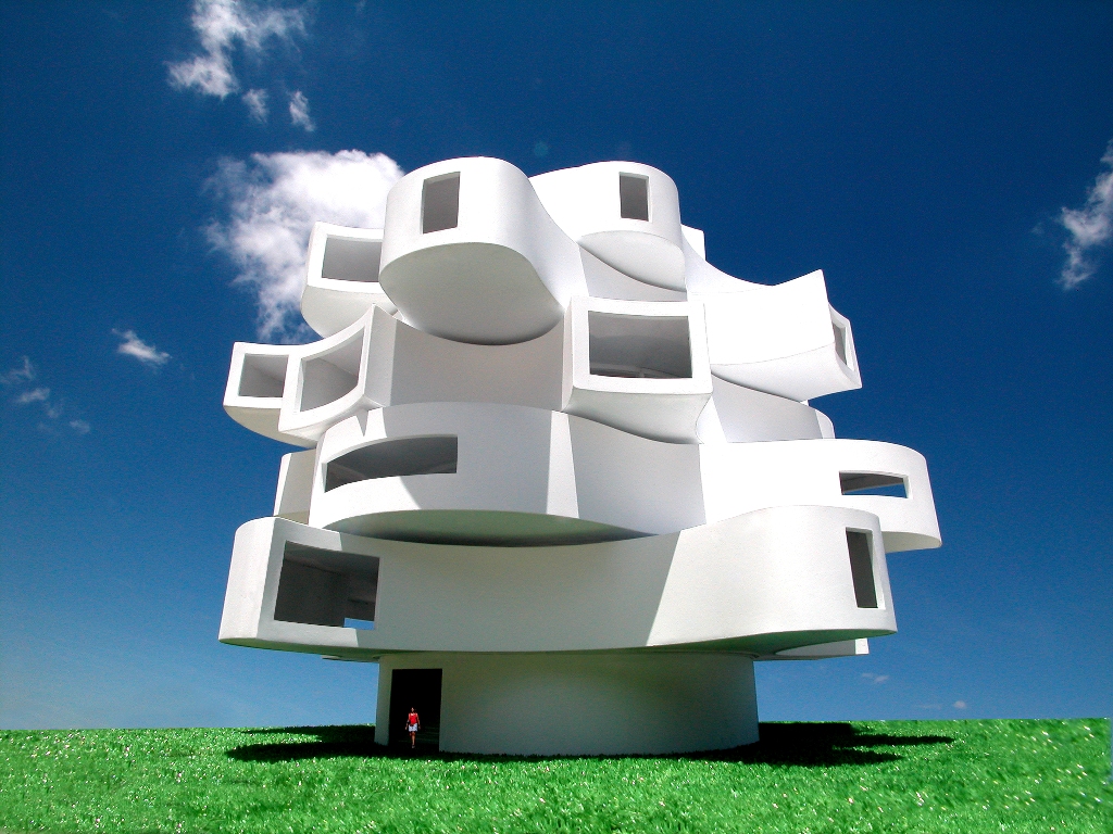 wind shaped pavilion michael jantzen archello