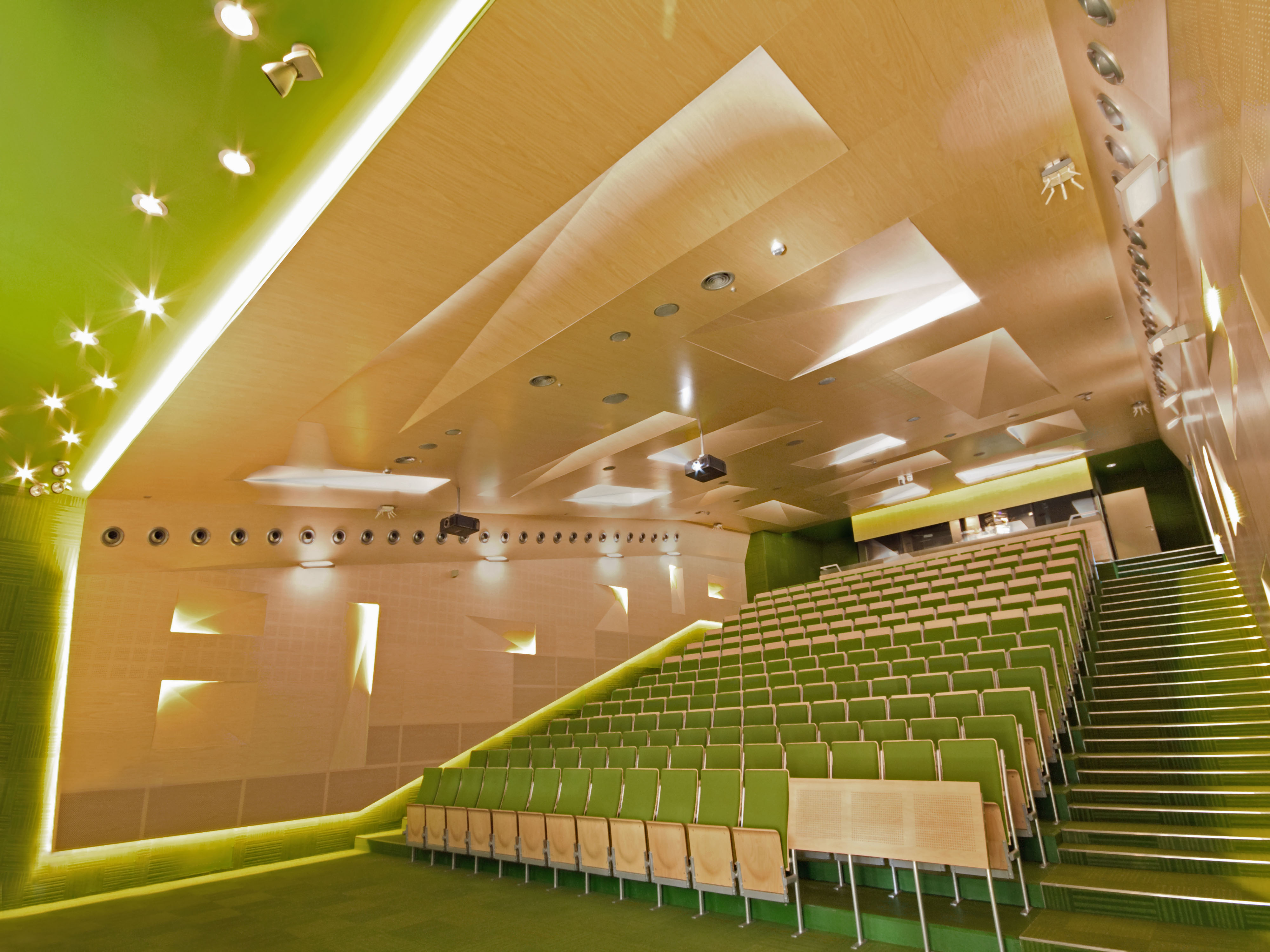 Colorful Lecture Halls At University Of Technology ZALEWSKI 