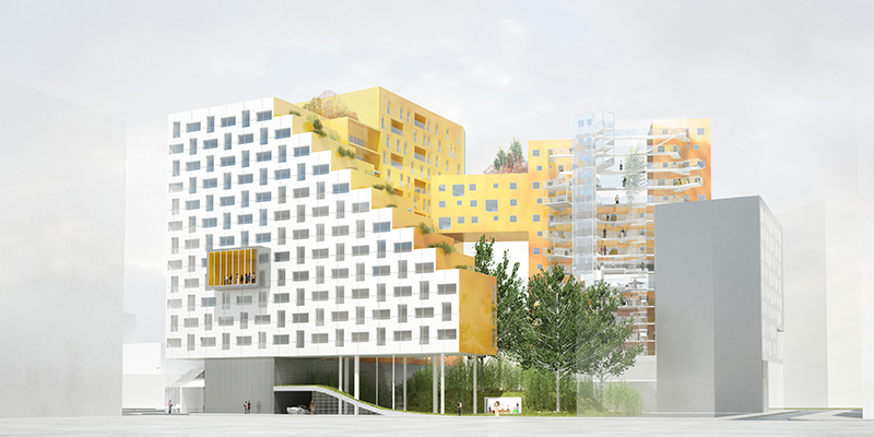 Ensemble Immobilier De Logements Ilot M6b2 Zac Massena Paris Xiii Emmanuel Combarel Dominique Marrec Archello