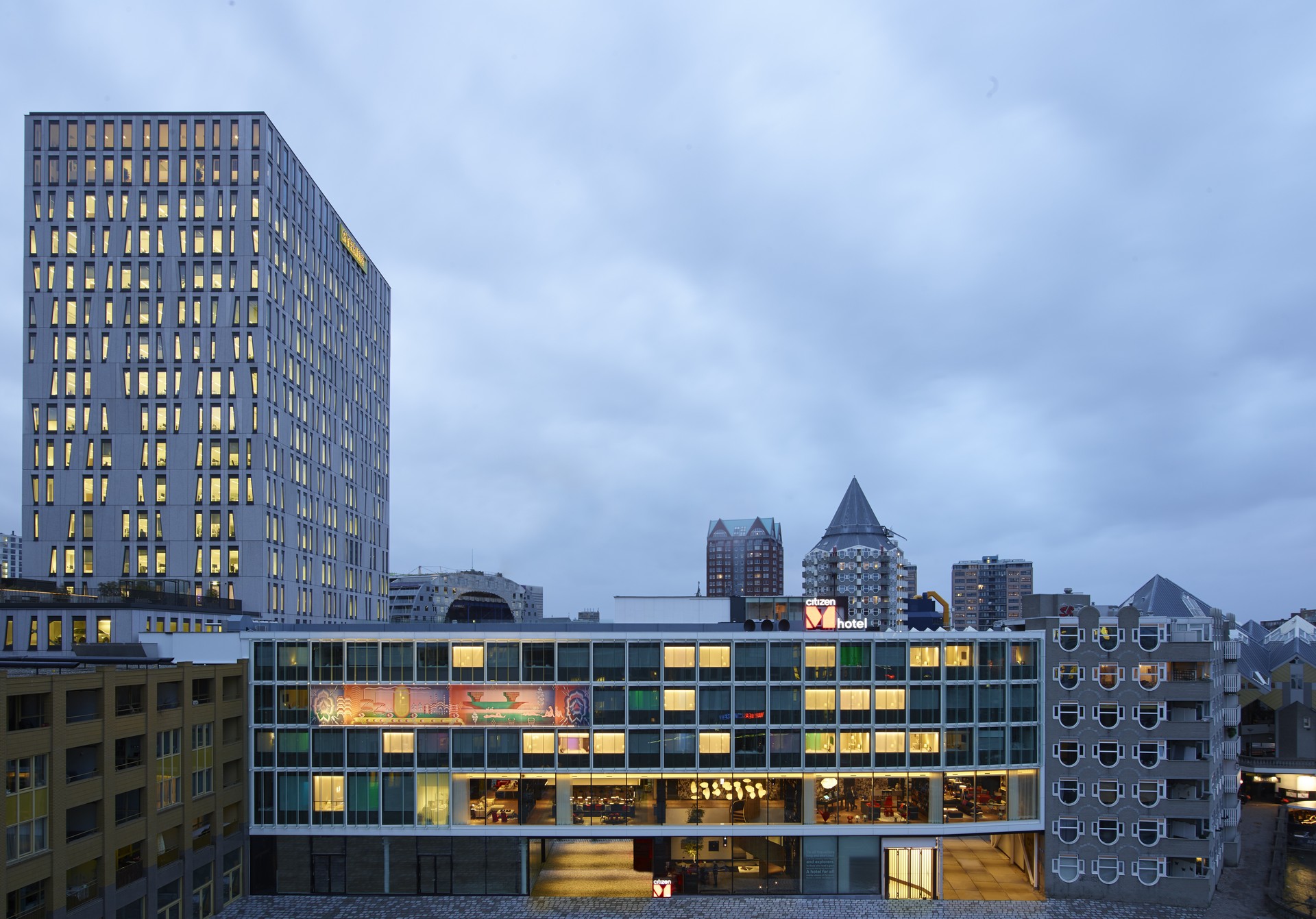 citizenM Hotel Rotterdam | concrete, EeStairs, Awood ...