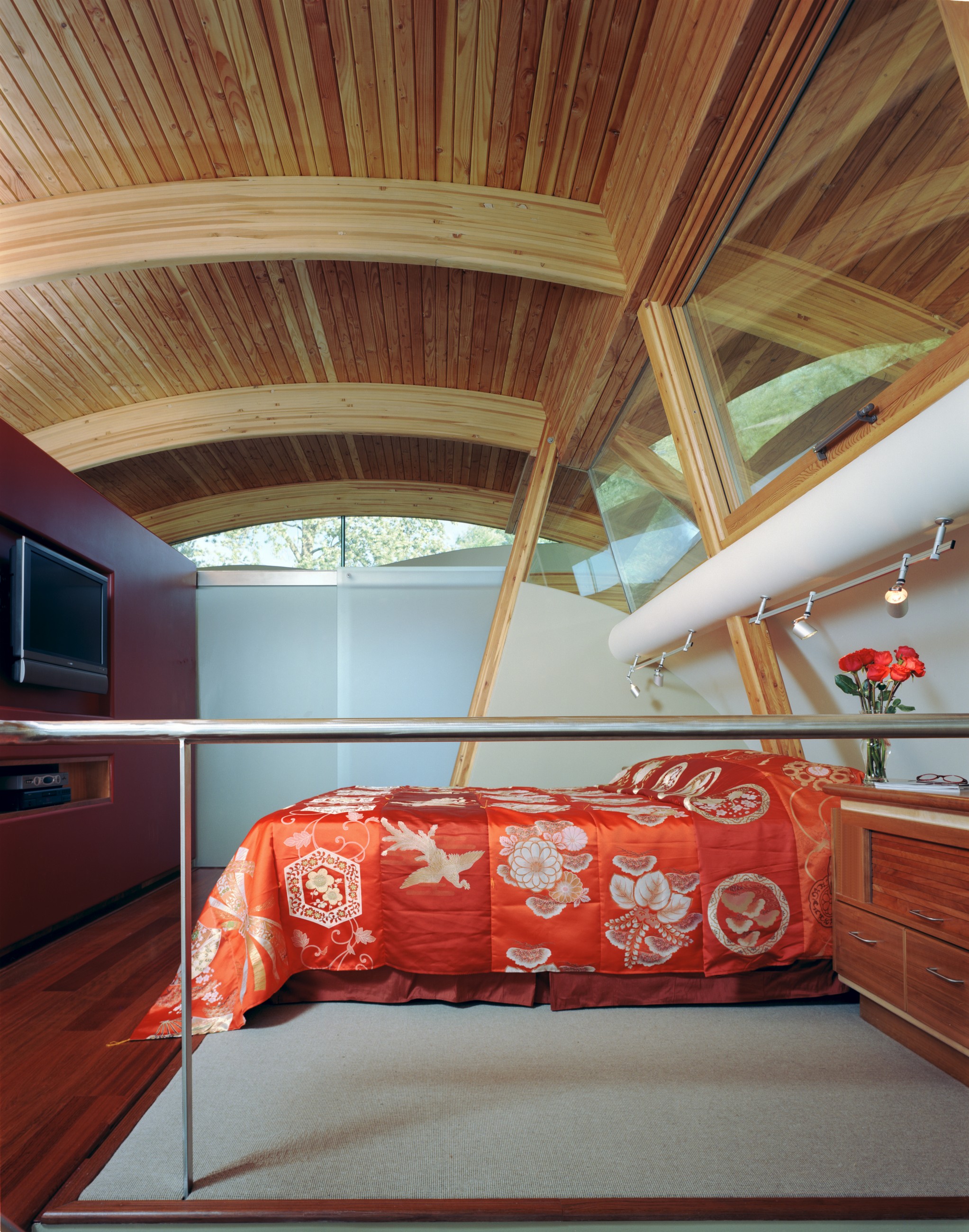 A view from the stairs to the Master Bedroom.
