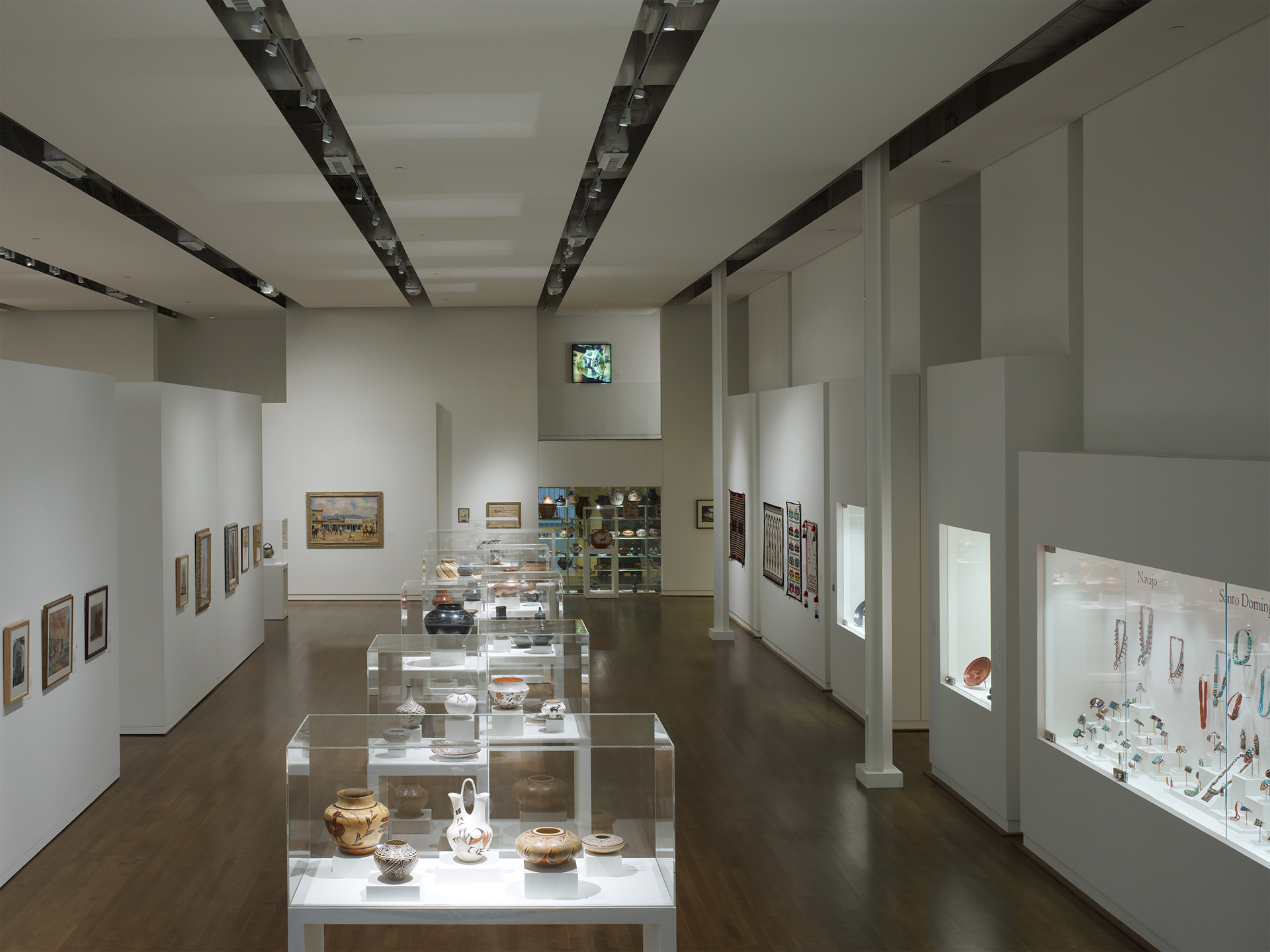 Gallery of Fred Jones Jr. Museum of Art, The Stuart Wing and Adkins