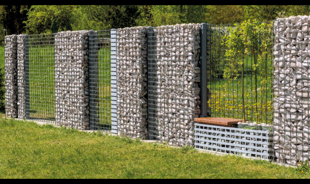 GABION FENCE SYSTEM GARDENDECO by ProgressArch Archello