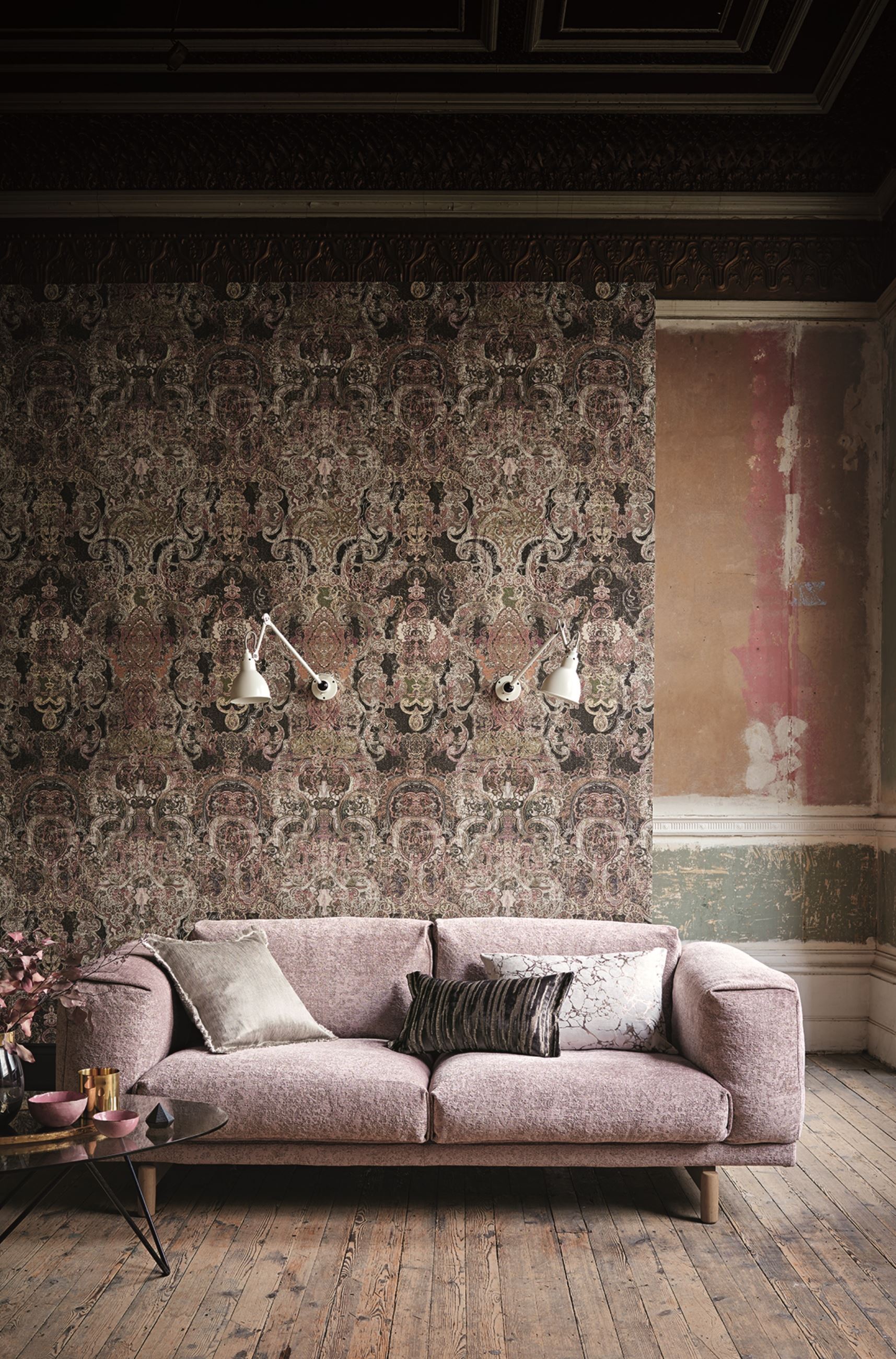Maroque Embossed Vinyl Wallcovering by ROMO by INTEDE Archello