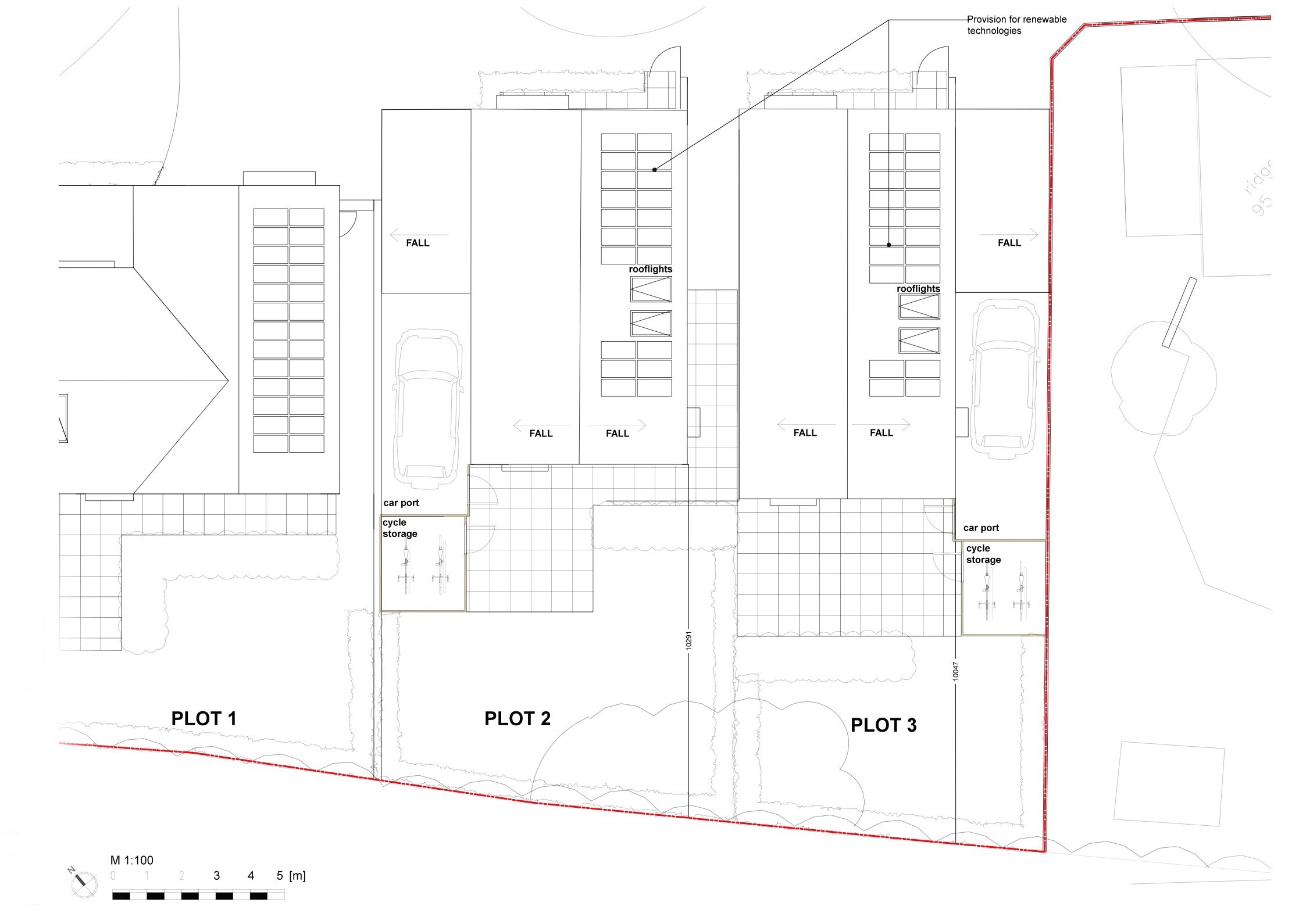 Plots 2+3 Roof Plans