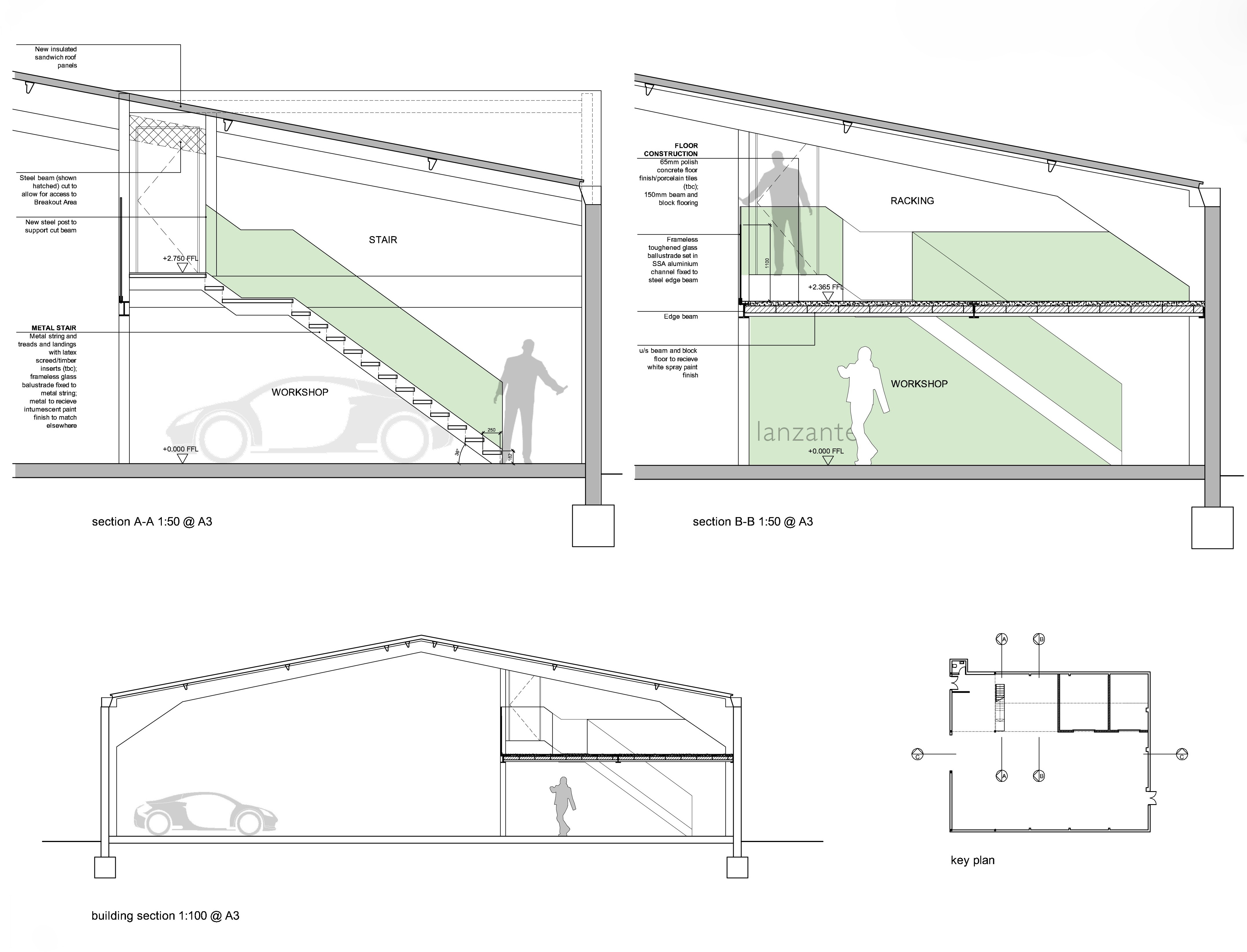 Plan and Sections