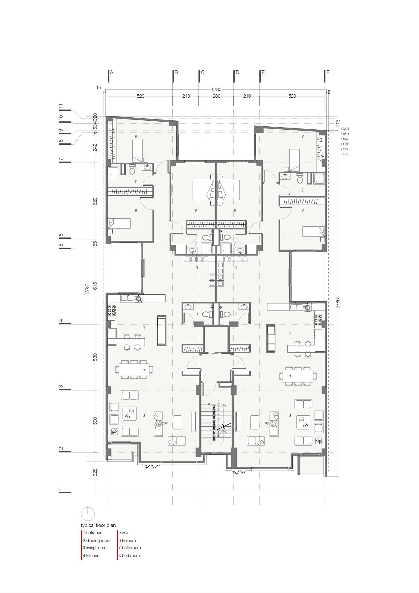 Typical floor plan