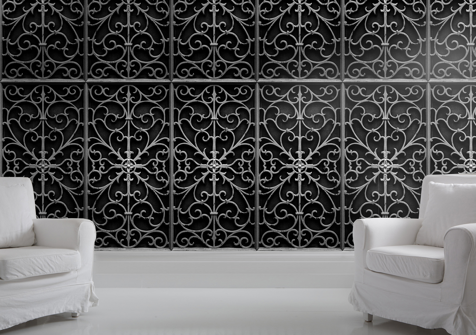 Wrought Metal Gate Wallpaper by Mineheart | Archello