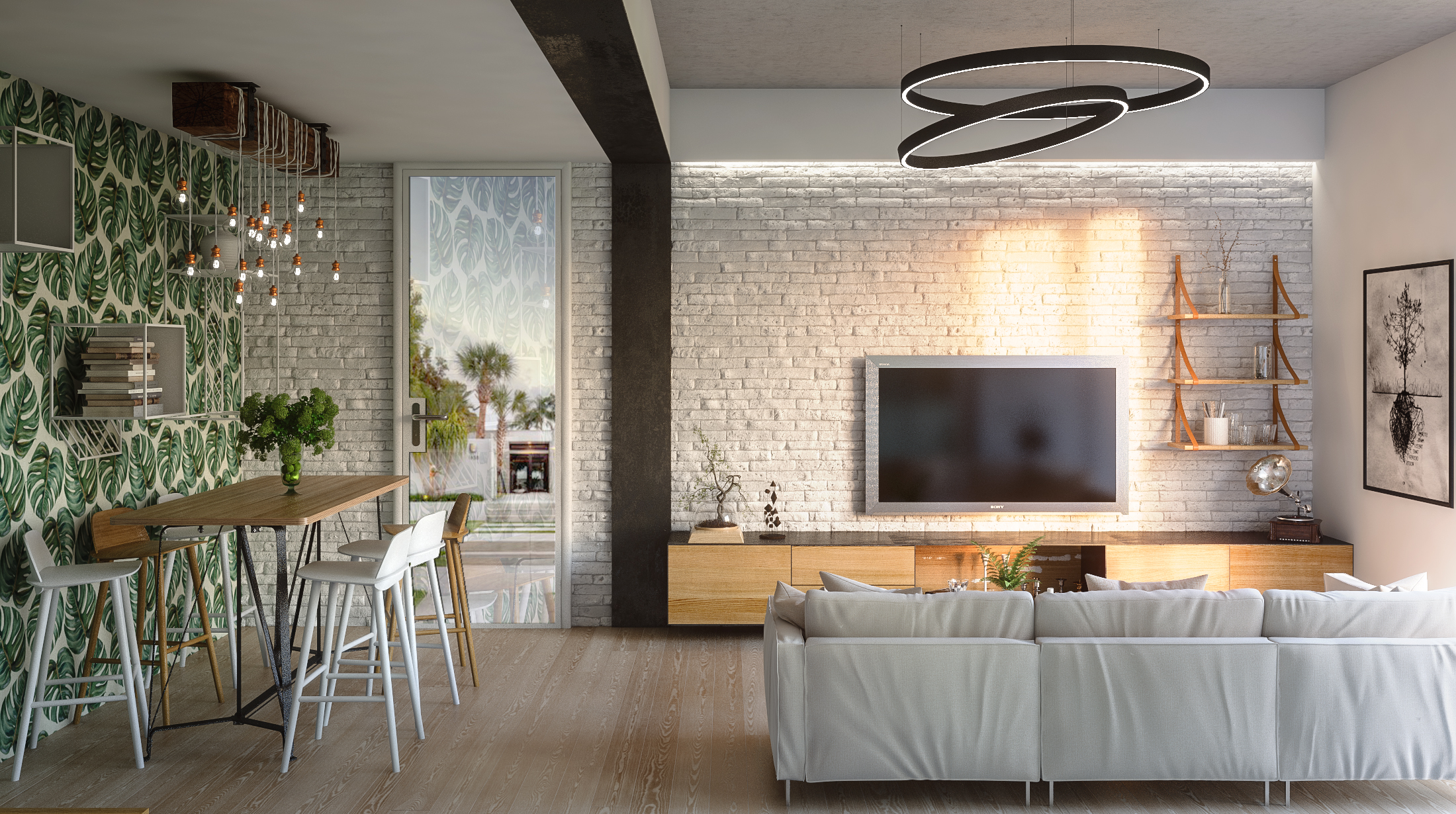 Dinning and Living room