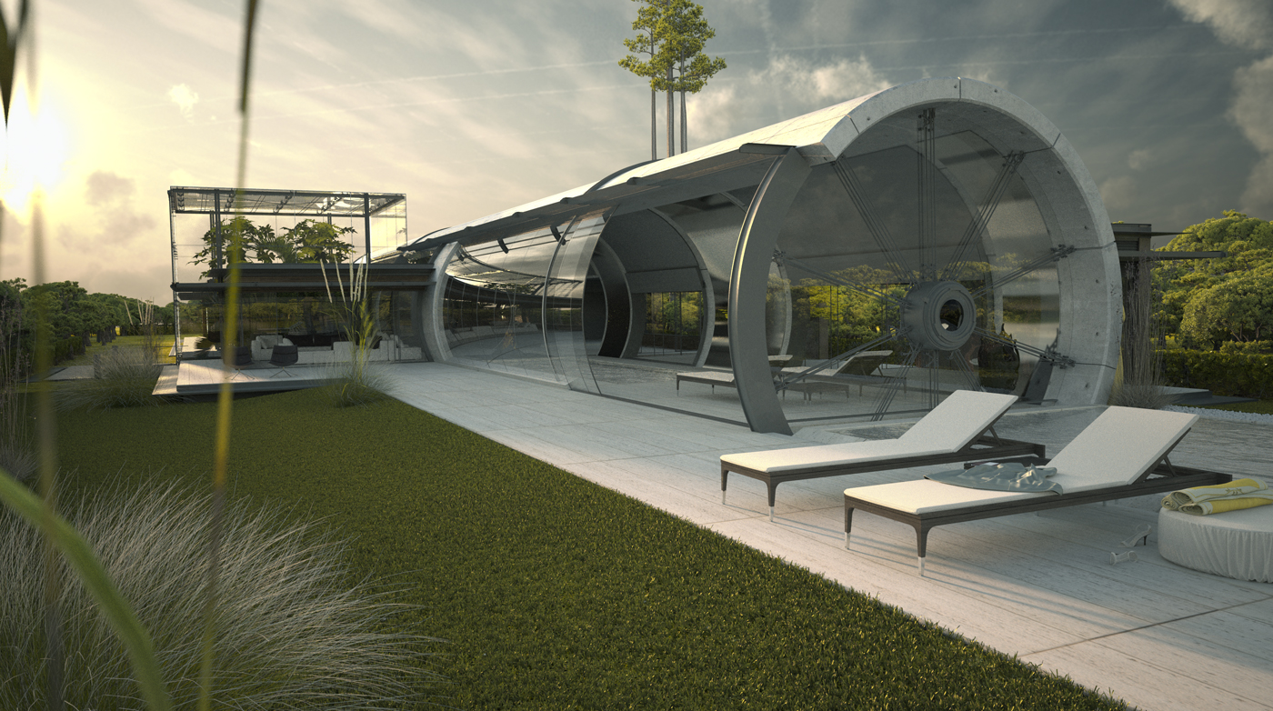 Concrete Tube House