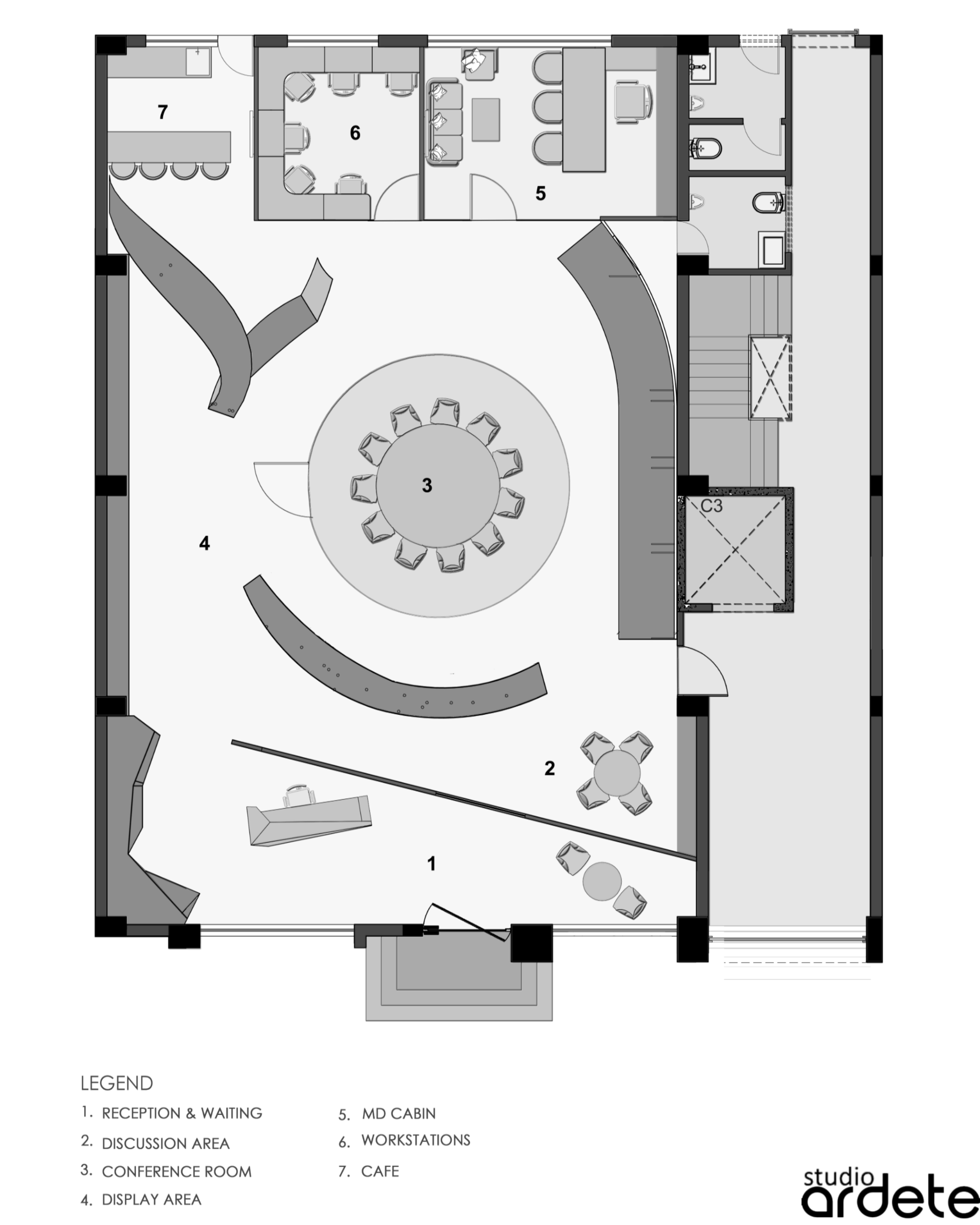 1.Furniture Layout Plan