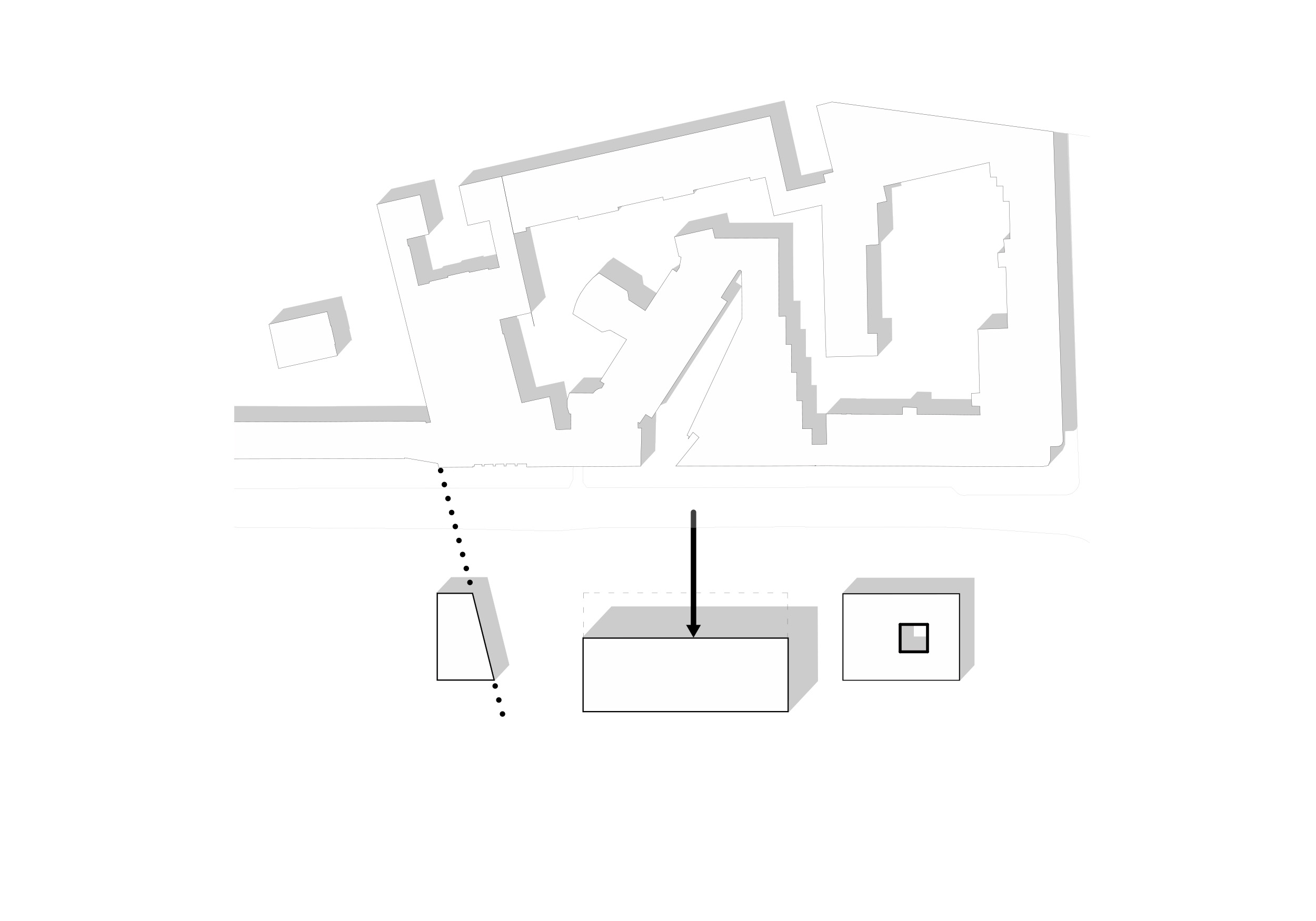 Multifuntional Hall is receded in order to give more space to art exhibitions