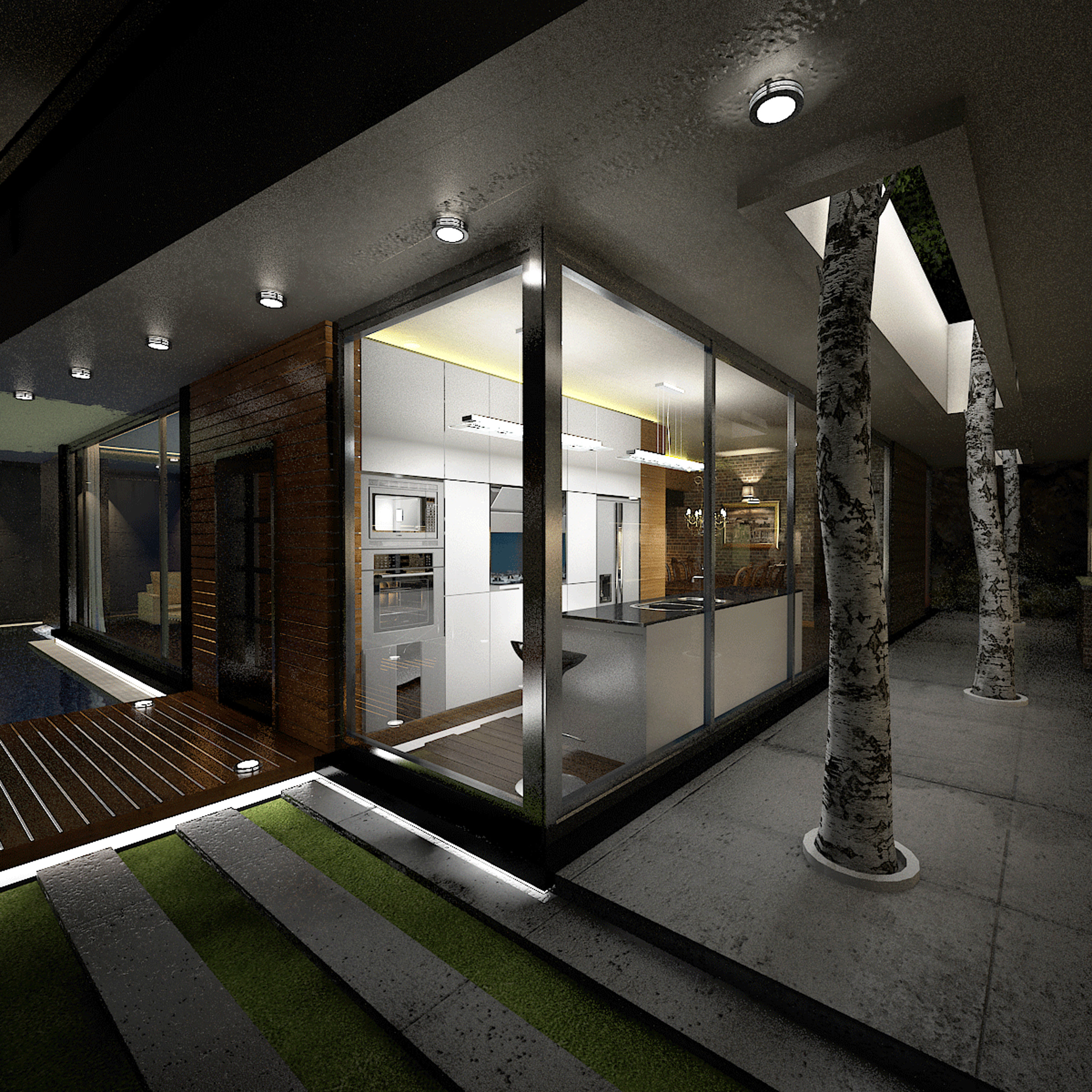 Shell House interior