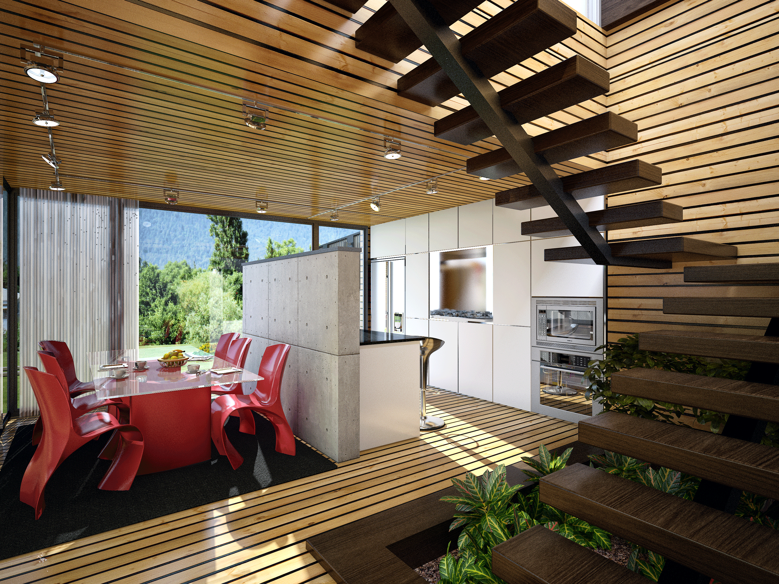 Bridge House interior