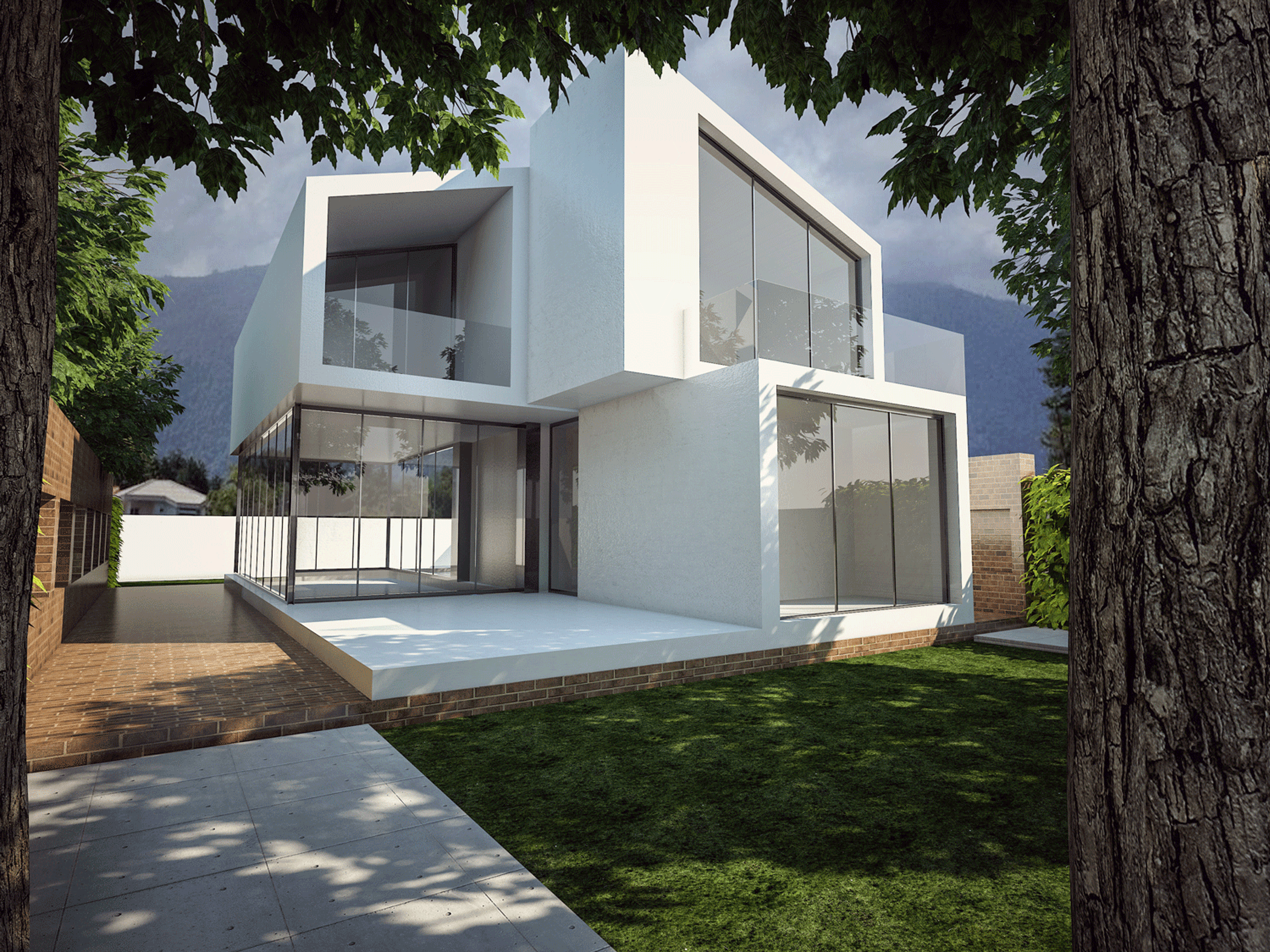 Slat House Exterior