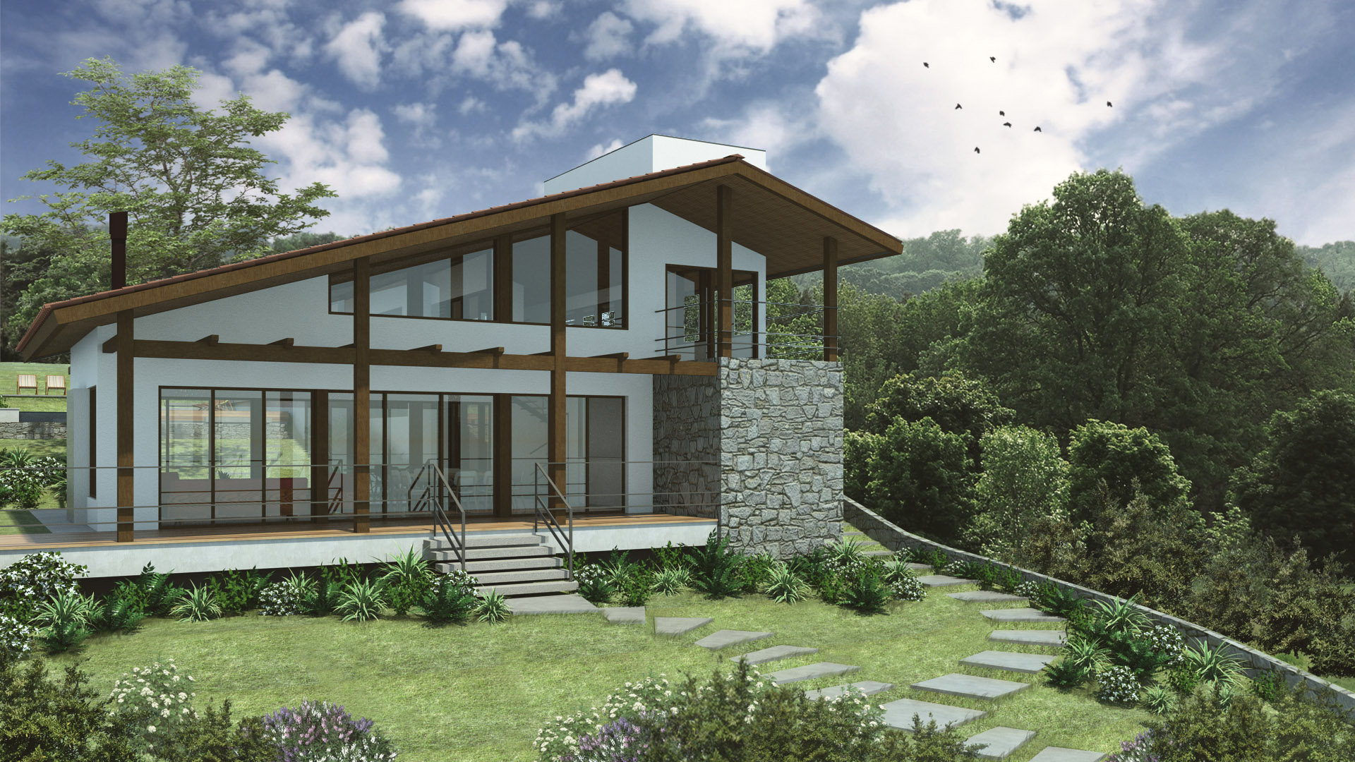 Fachada da casa -