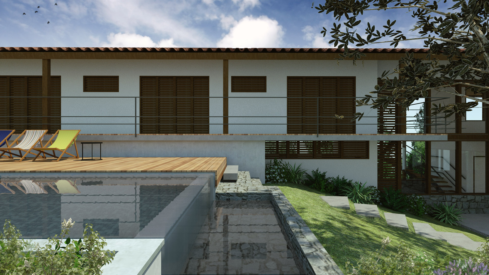 Borda da piscina -
