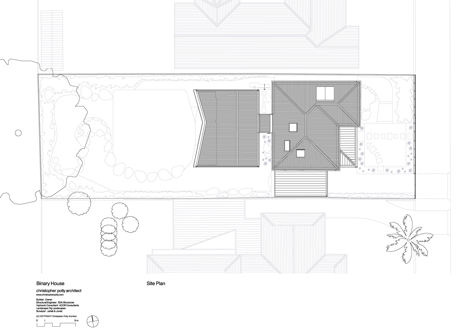 Binary House - Site Plan