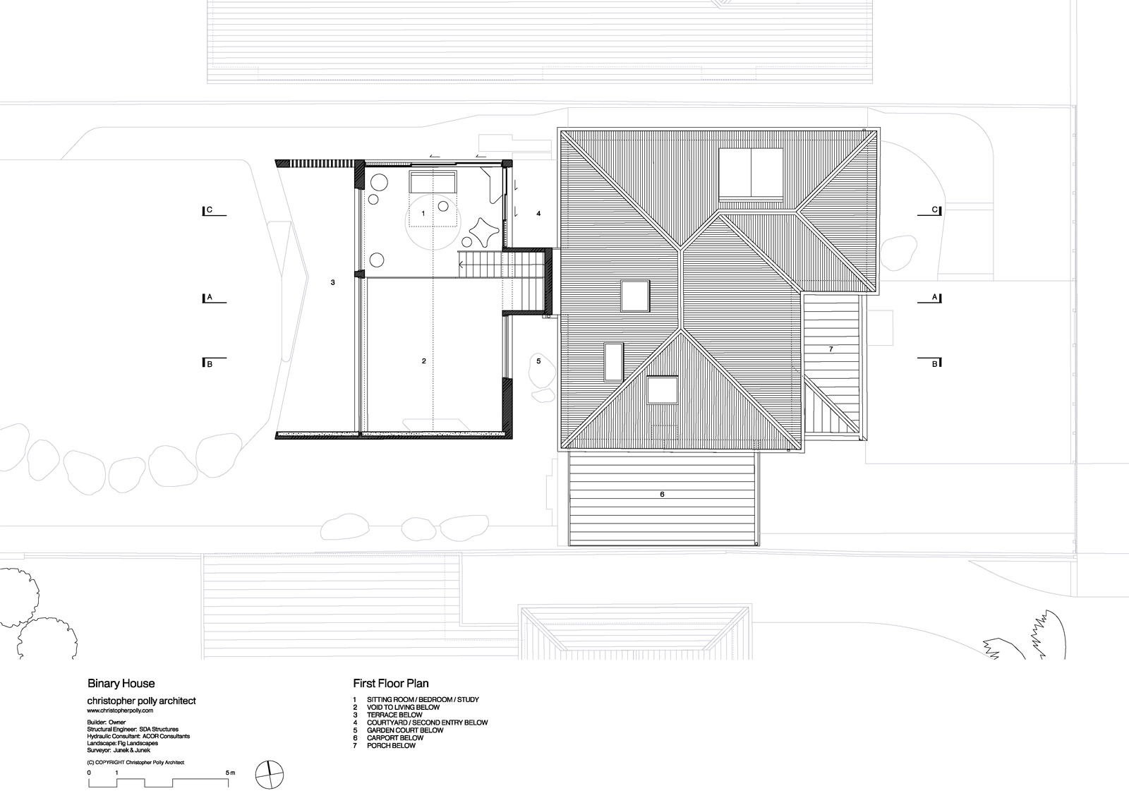 Binary House - First Floor Plan