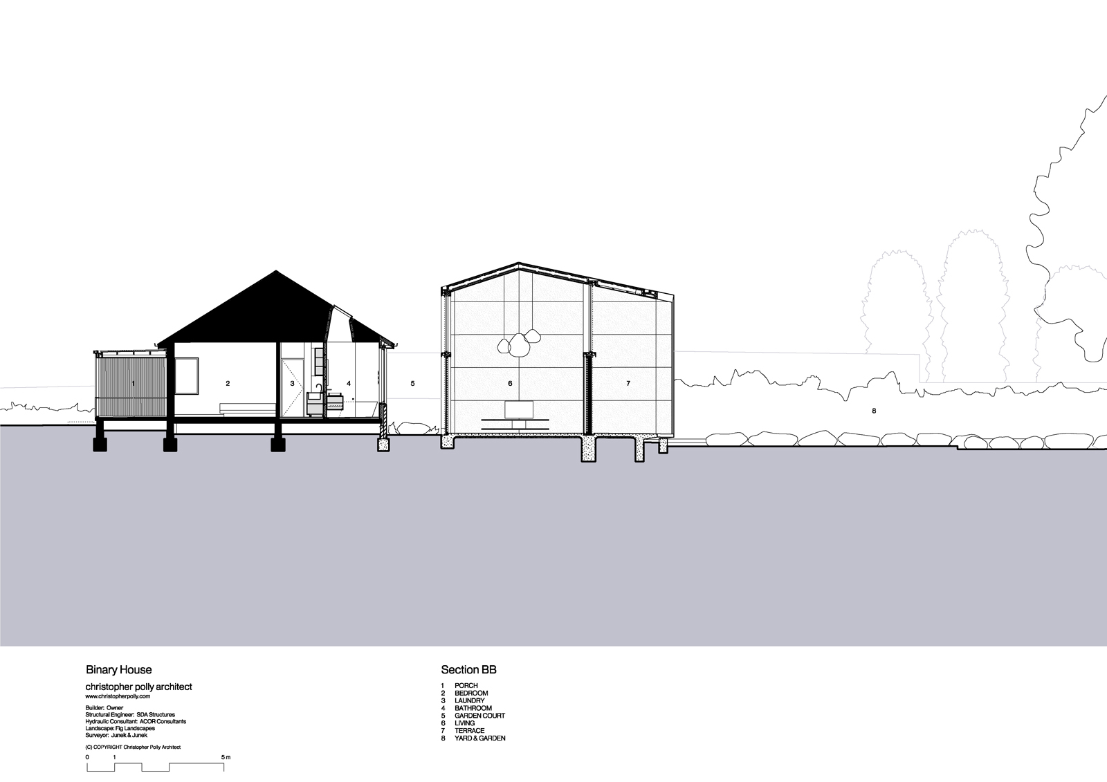 Binary House - Section BB