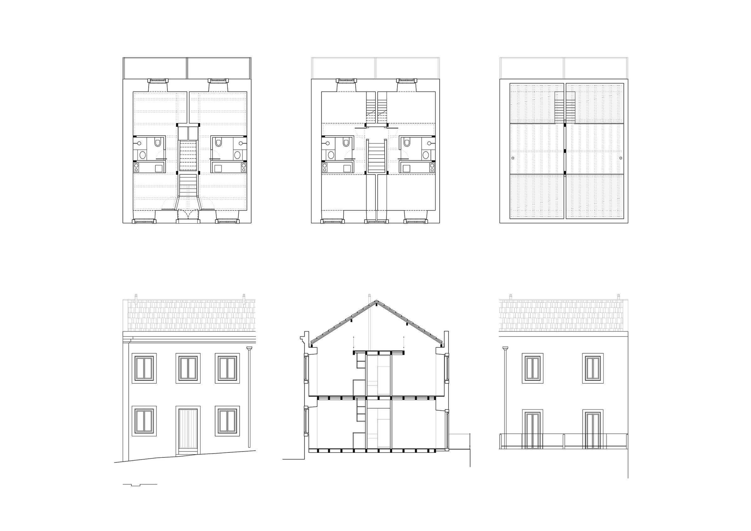 plans and sections - project