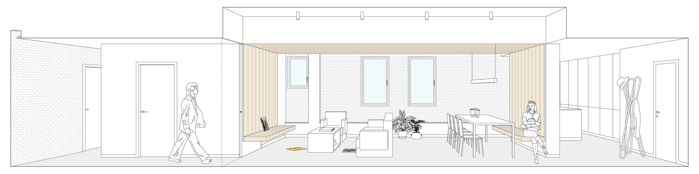 Perspective Long Section