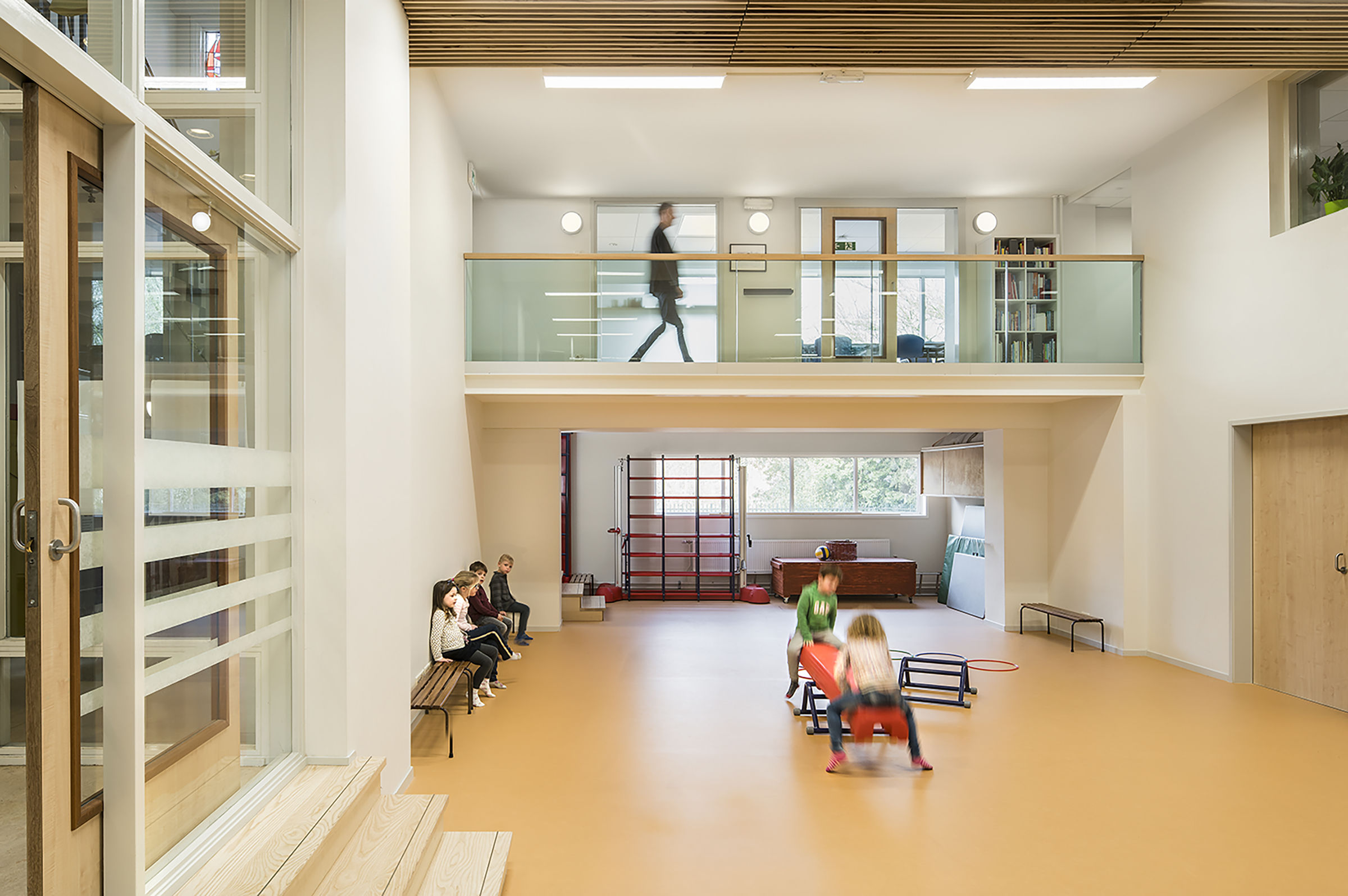 A new gym hall in the old building