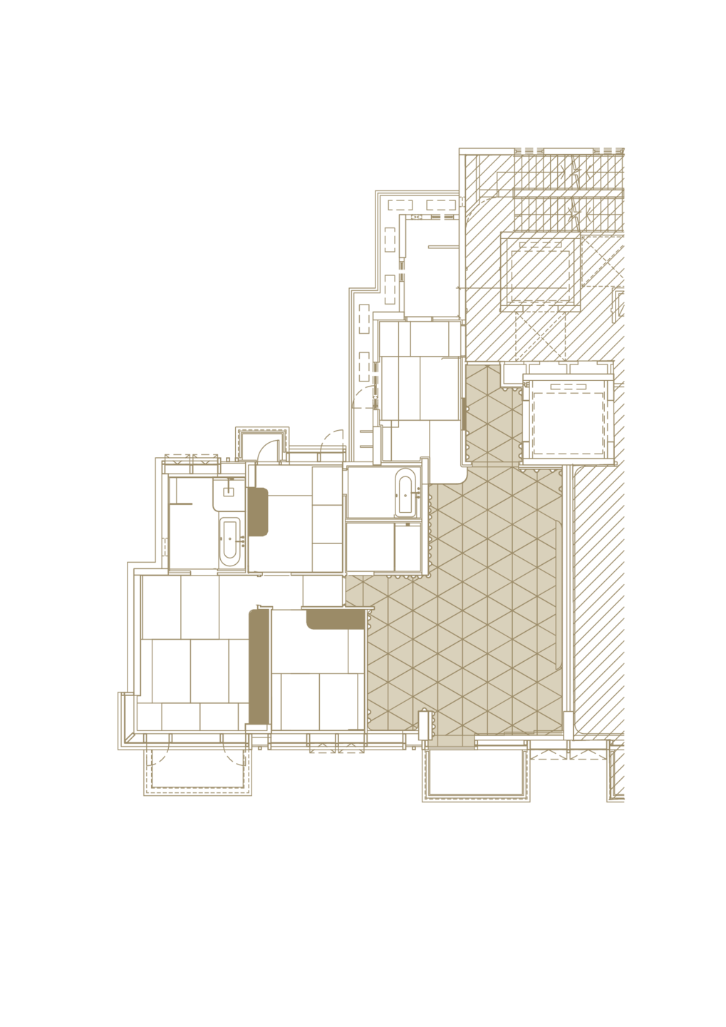 Floor Plan with Floor Pattern