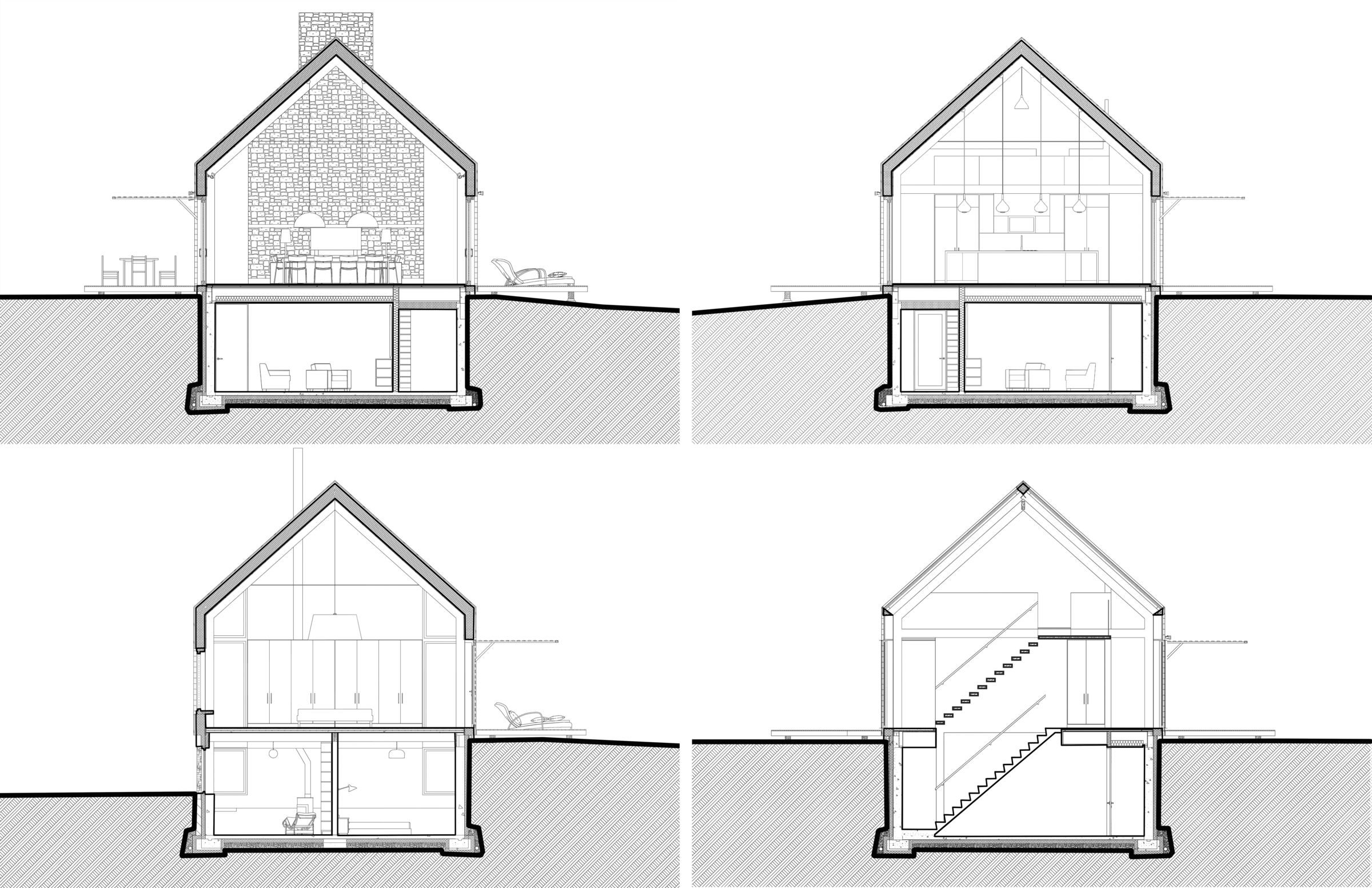 Main House Sections