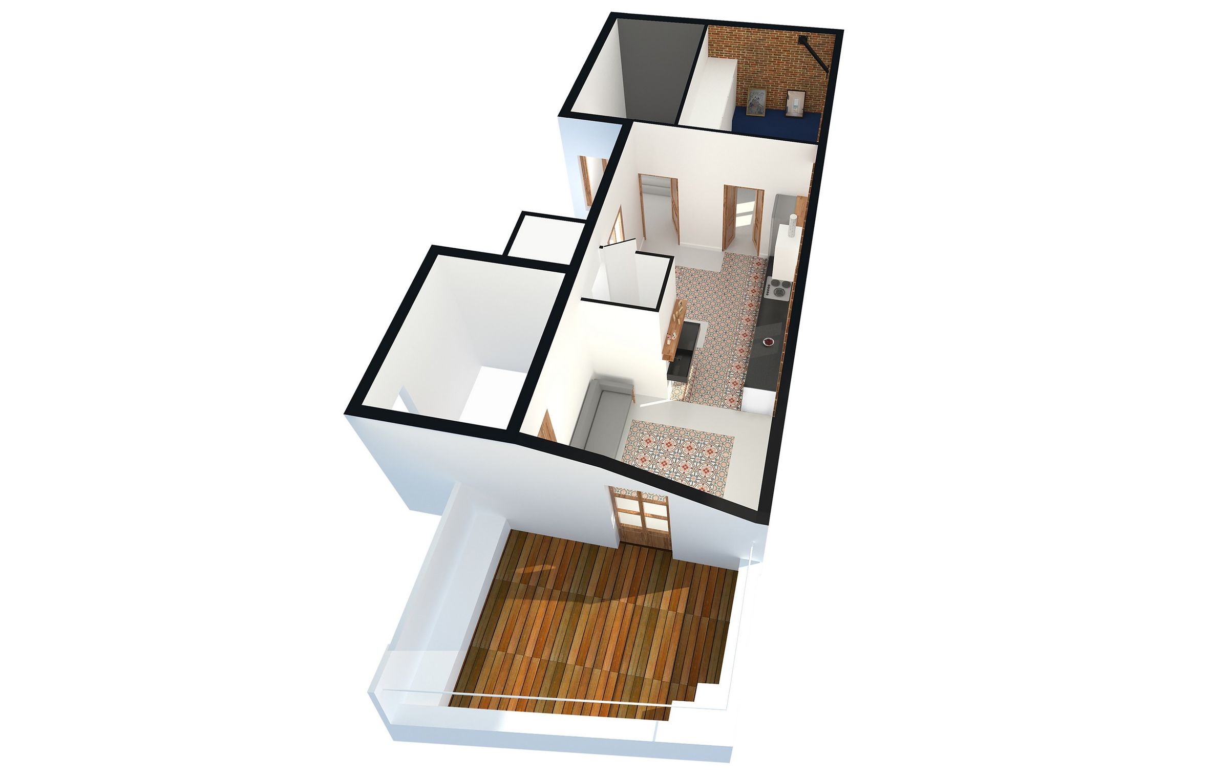Axonometric drawing