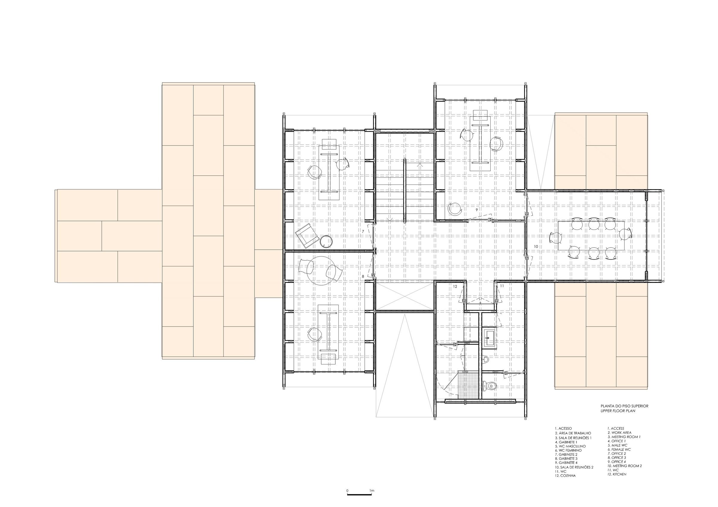 Upper floor plan