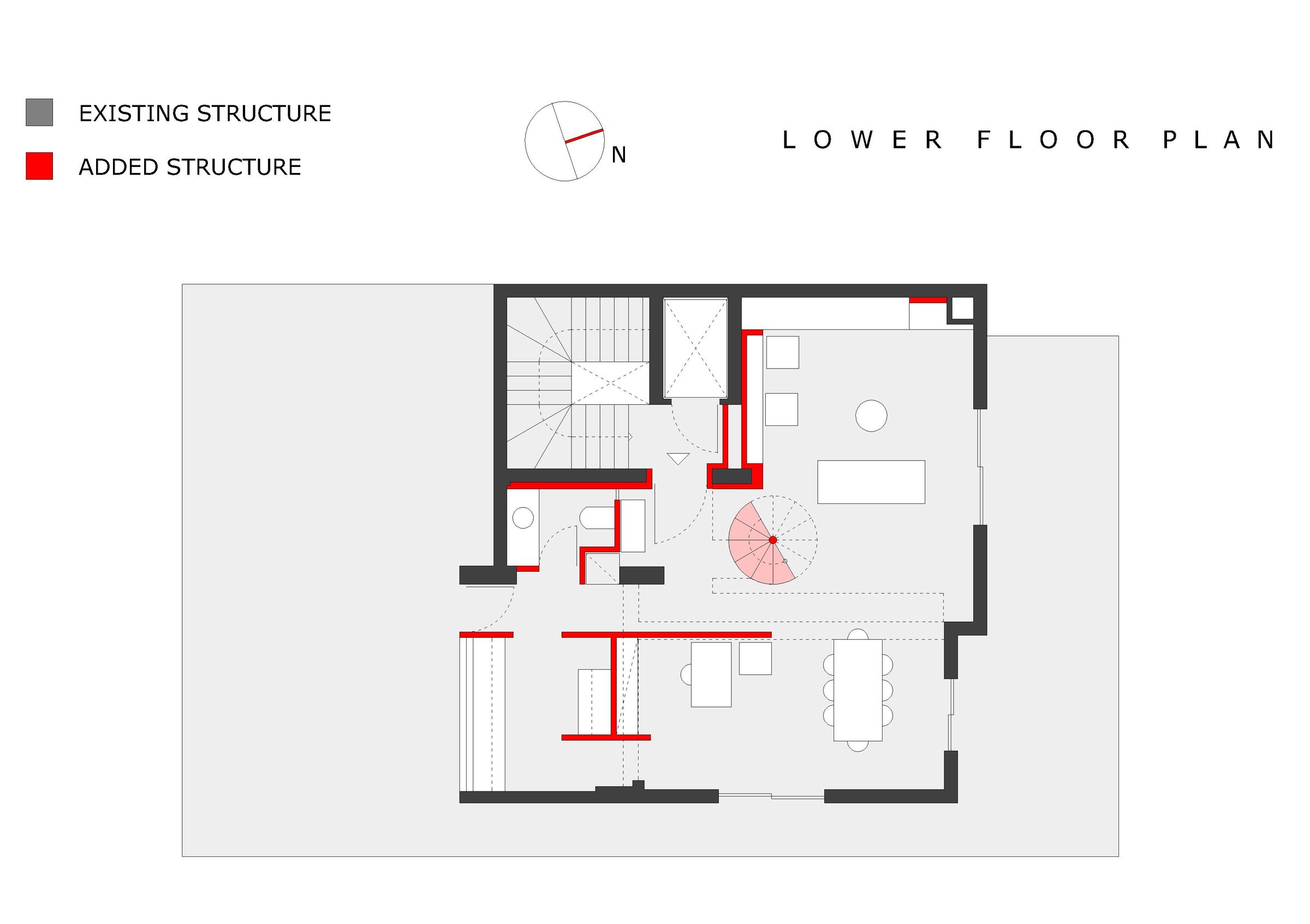 plan 1 : LOWER FLOOR