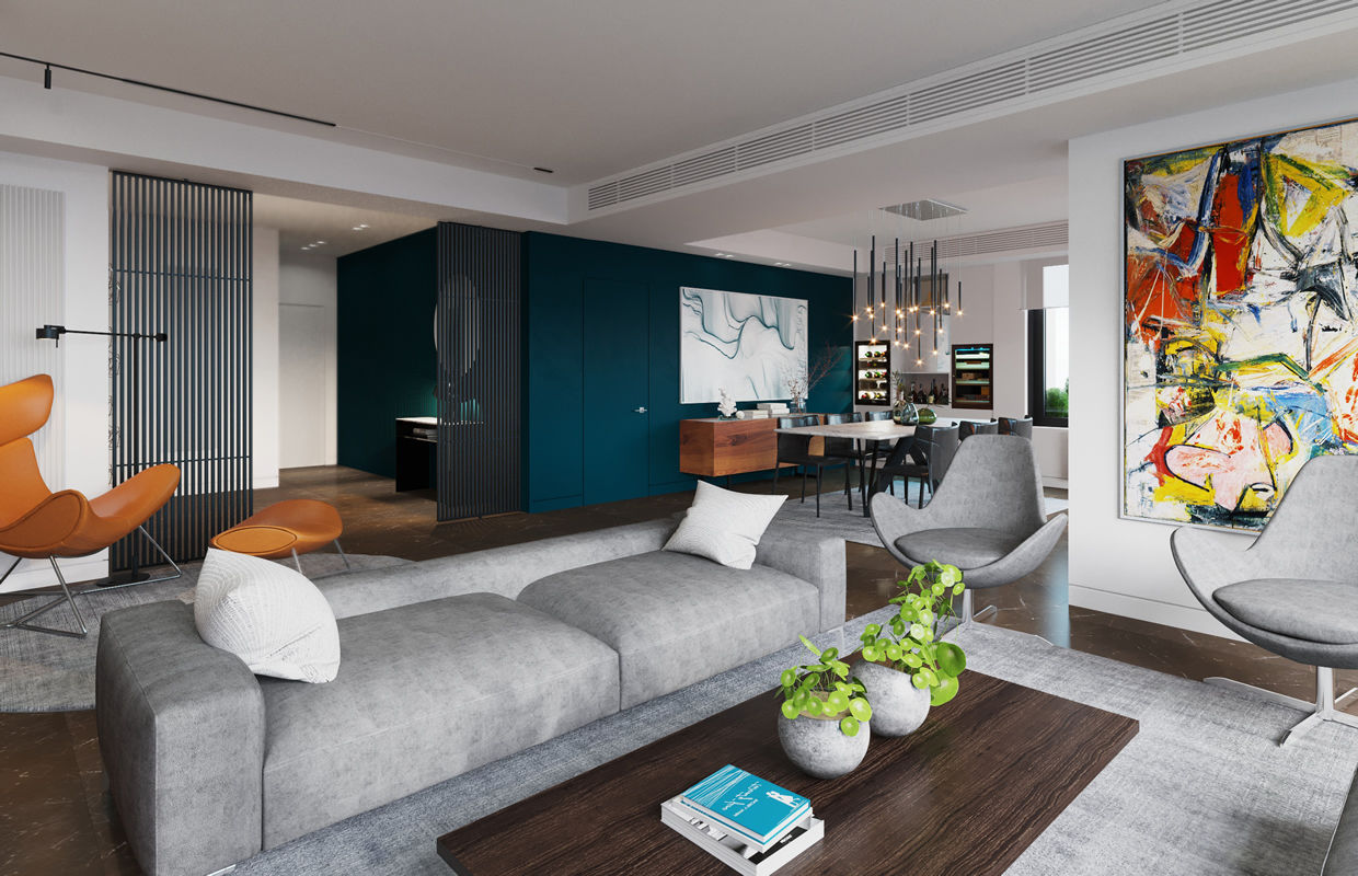 Gallery of Modern Contemporary Apartment Interior Design | Comelite ...