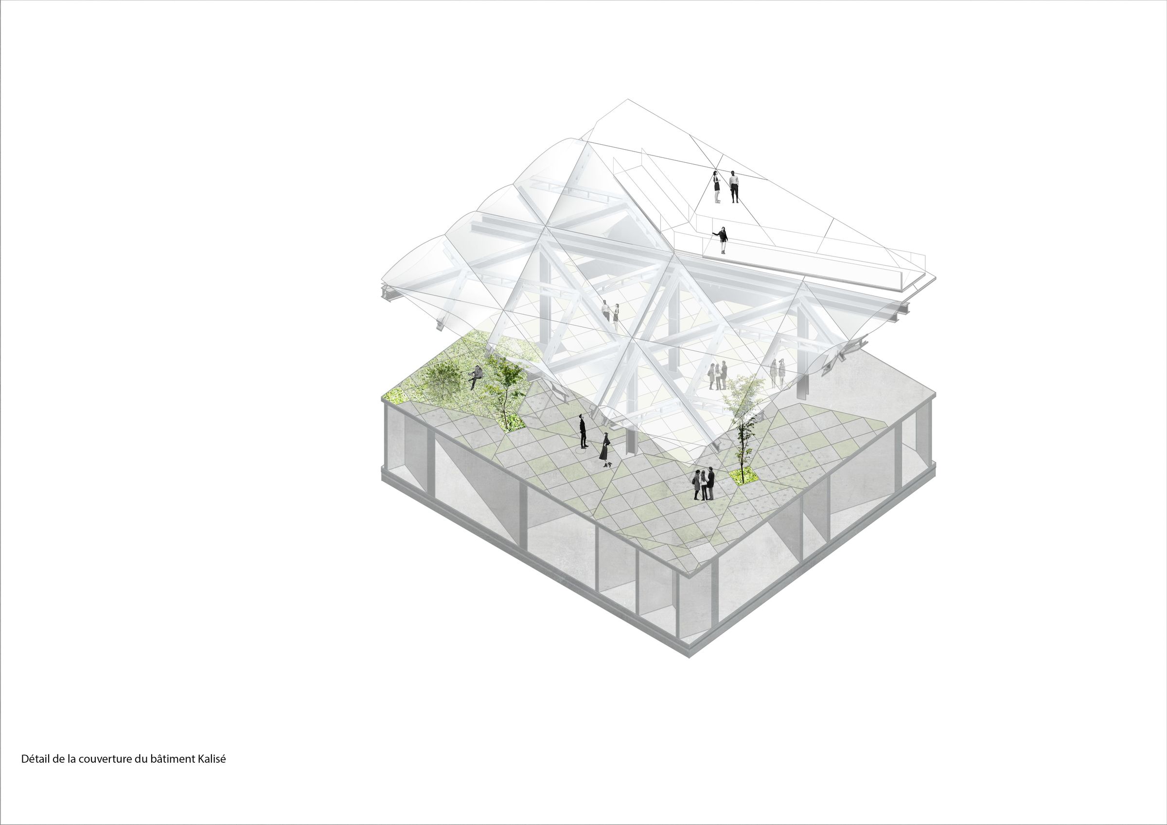 The roof on the new square