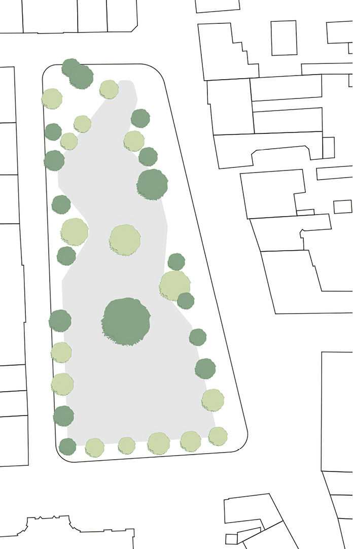Metzig's Square - Spaces in between