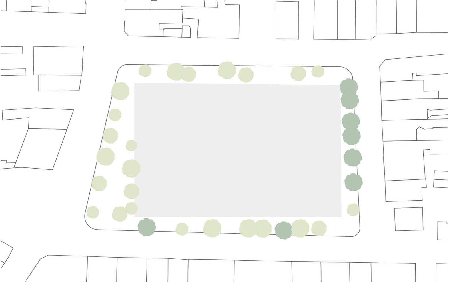 New market - Spaces in between