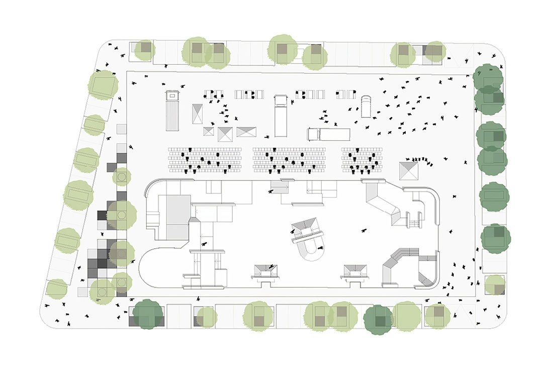 Possibilities of using New Market - Skatepark