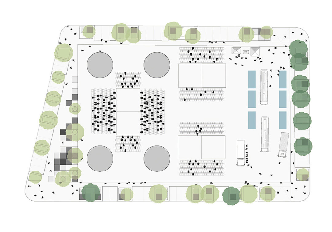 Possibilities of using New Market - Volleyball field