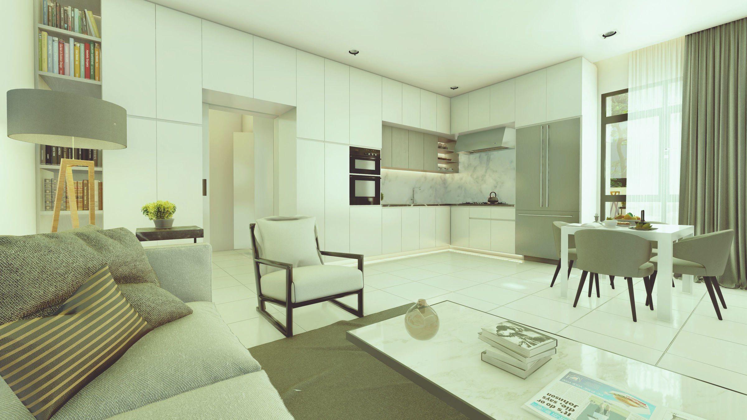 Ground level living area