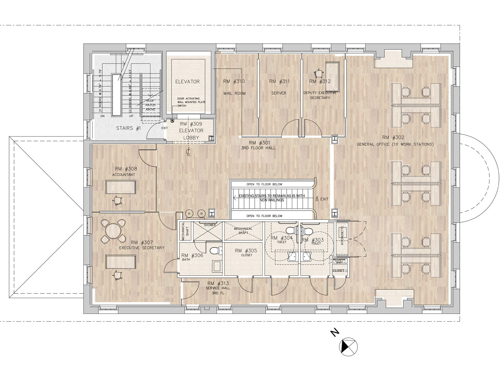 3rd Level Floor Plan