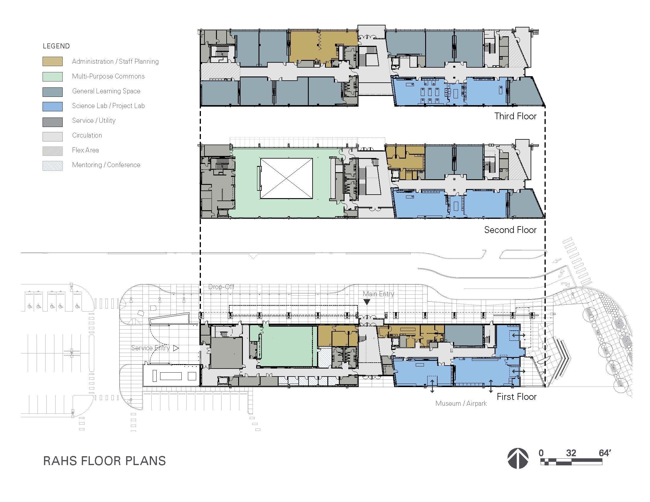 Raisbeck Aviation High School Floor Plans