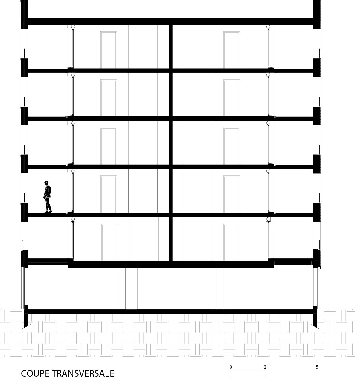 Transversal cross cut 2