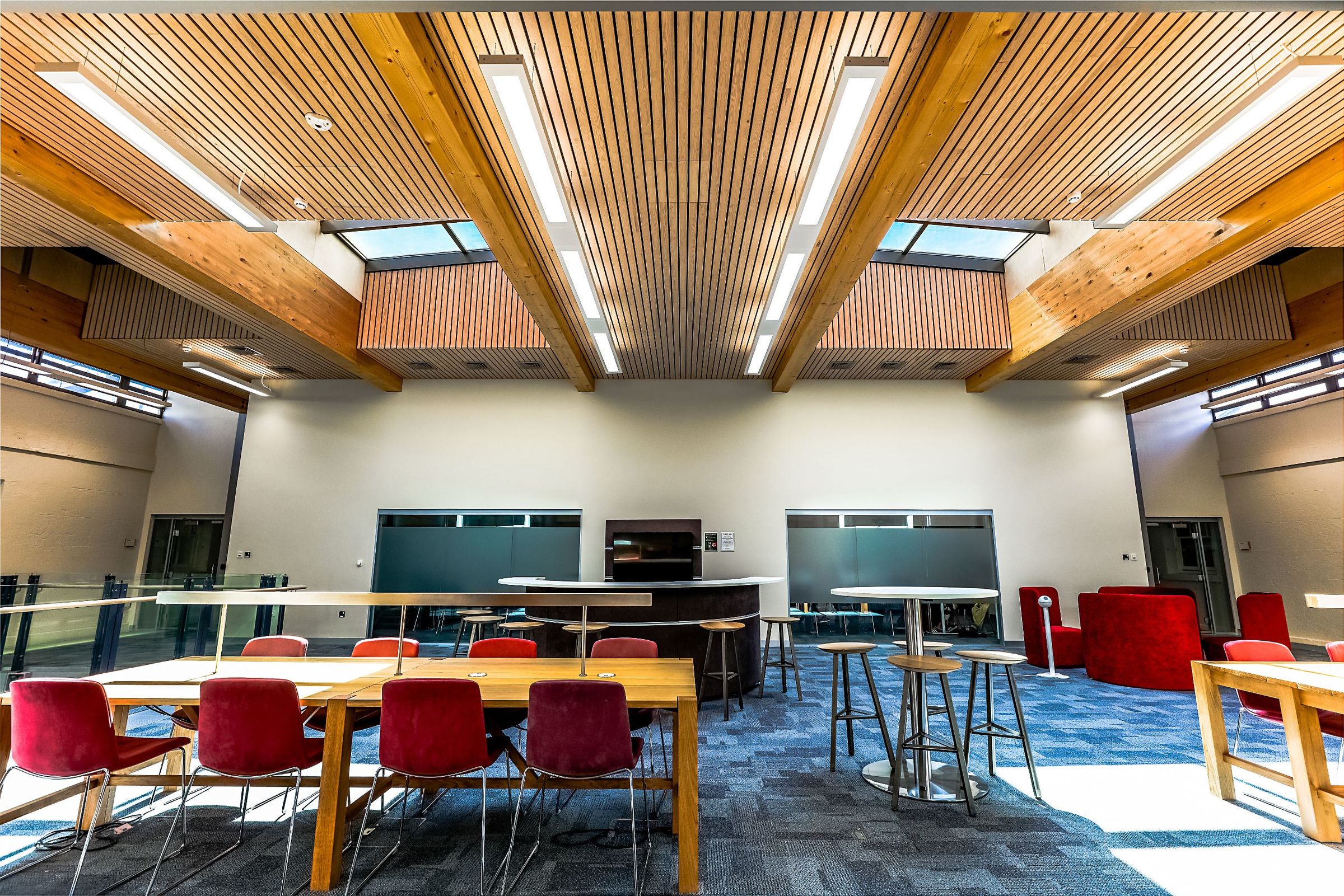 Linear Solid Wood Ceilings Interior By Hunter Douglas