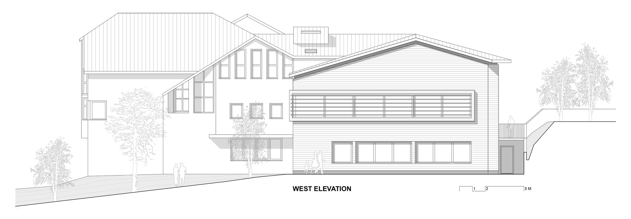 West elevation