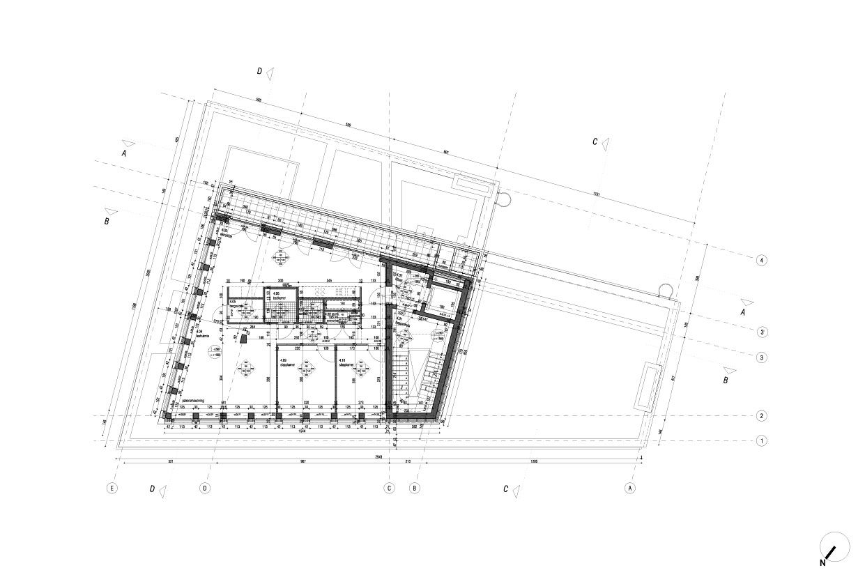 Plan Fourth floor