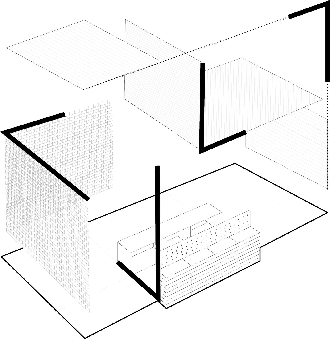 concept diagram / 4 basic corners, metal-wall-mirror-barissol