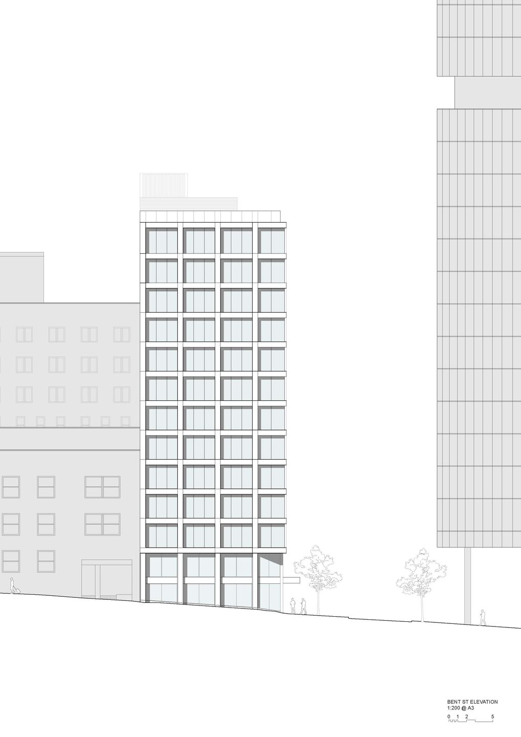 Bent Street Elevation