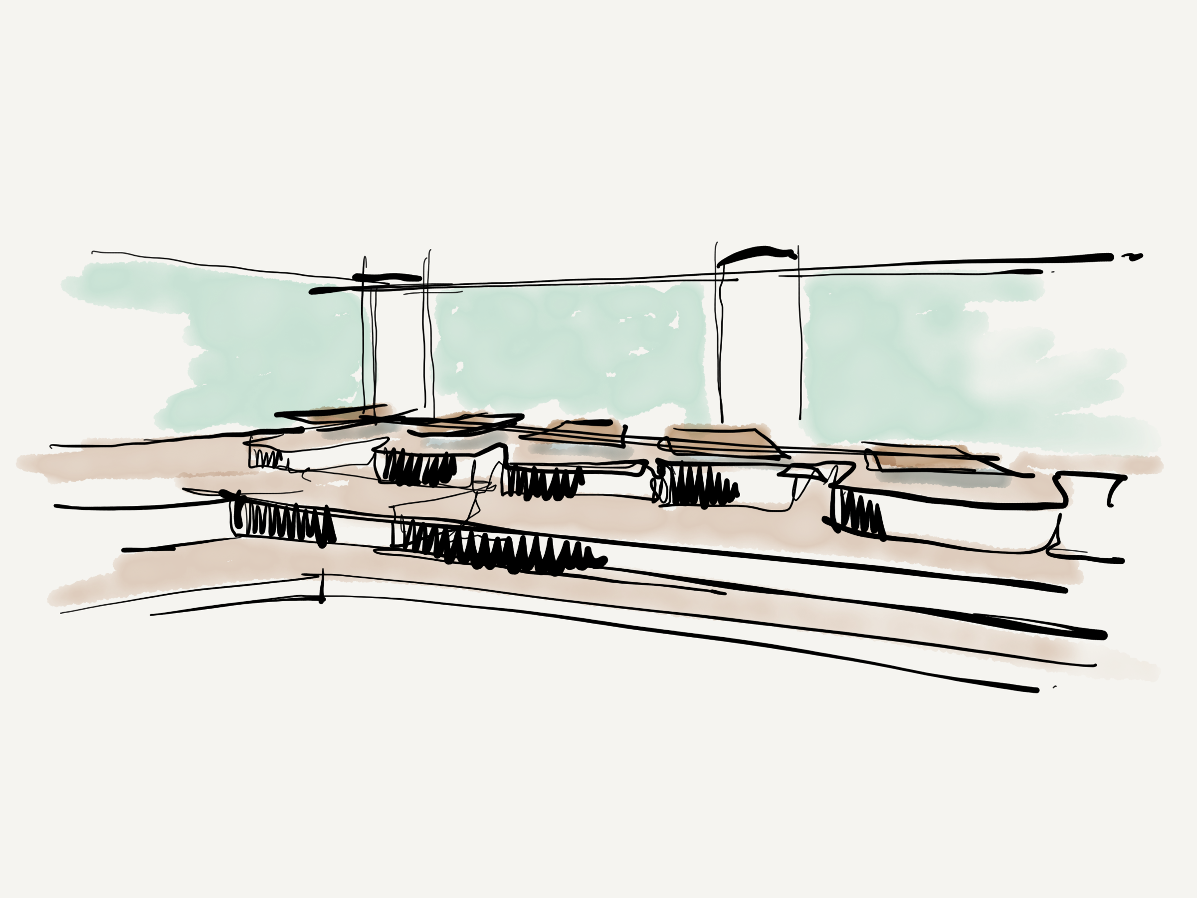 Sketch of Cologne Kalk Library